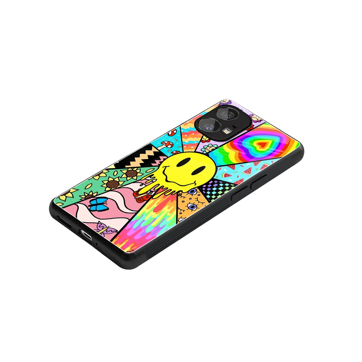 Y2K Doodle stylish phone case for nothing phone 1 | glossy glass and slim fit