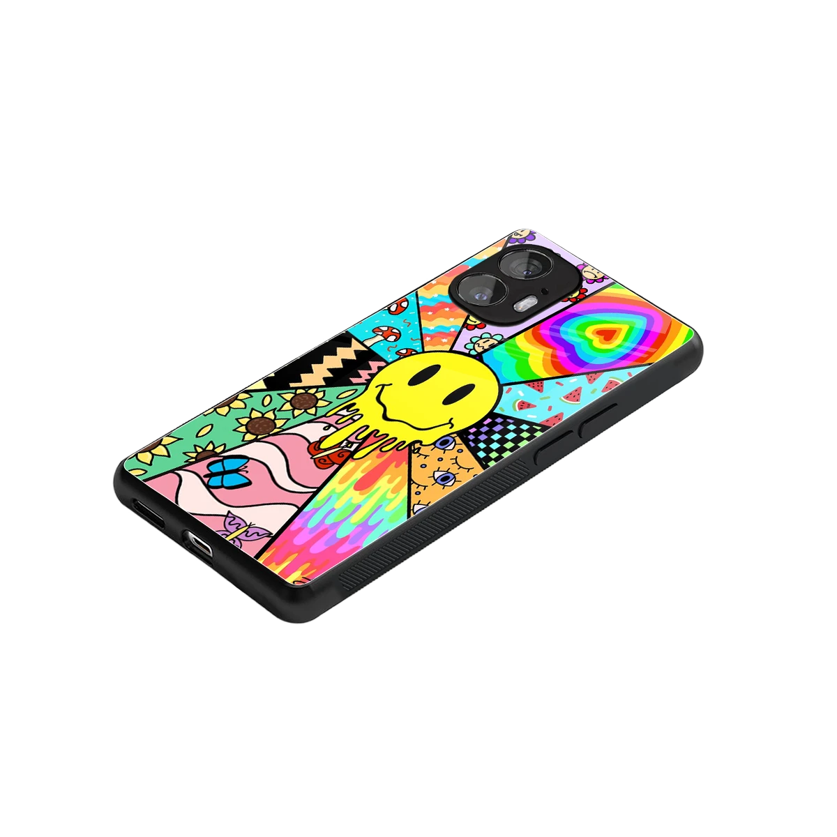 Y2K Doodle stylish phone case for nothing phone 2 | glossy glass and slim fit