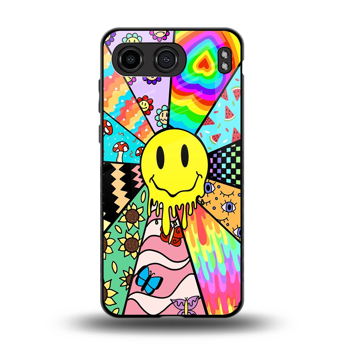 Y2K Doodle back phone cover | glass case for oneplus nord 4