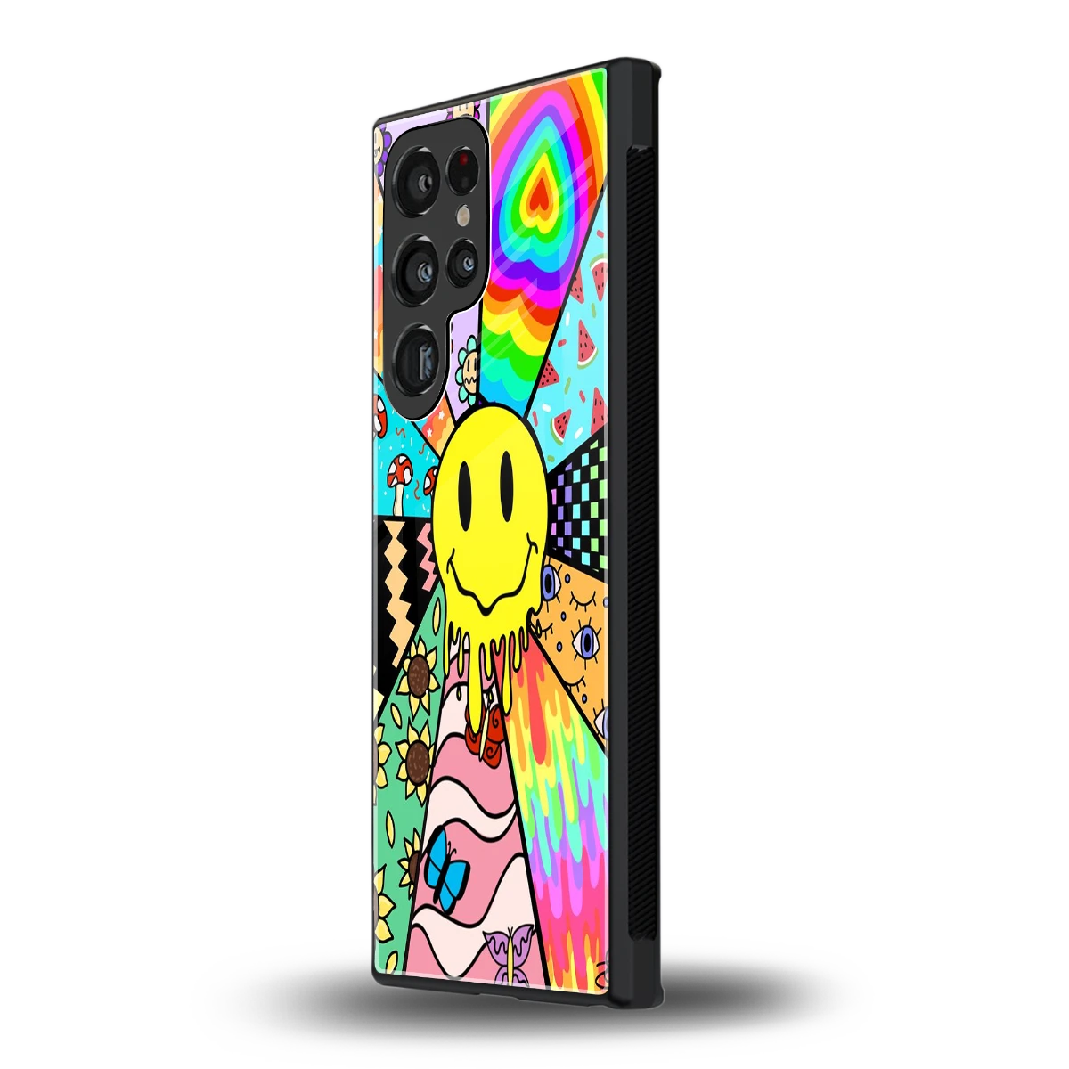 Y2K Doodle samsung galaxy s24 ultra mobile cover | shockproof glass phone case