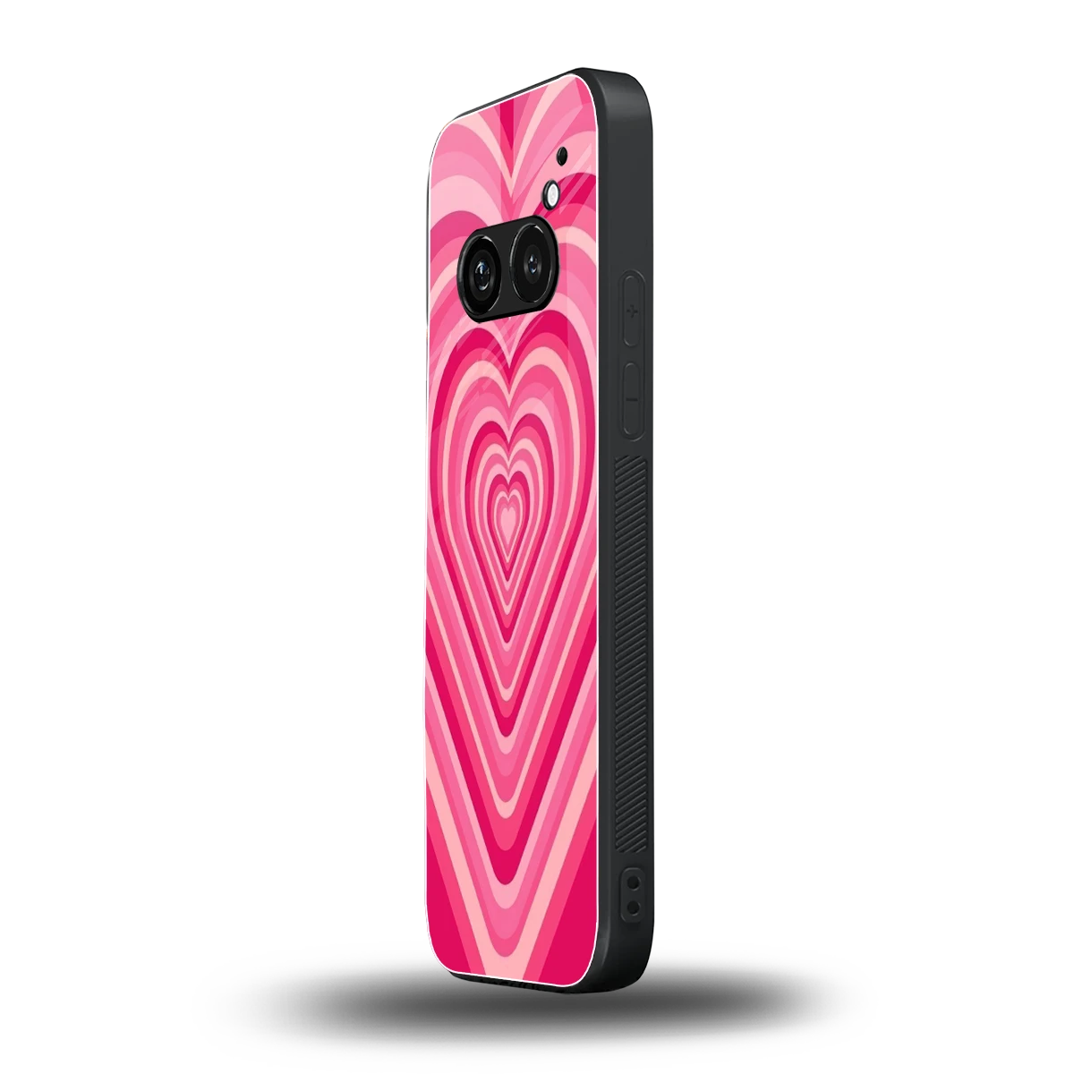 Y2K French Pink Hearts nothing phone 2a mobile cover | shockproof glass phone case