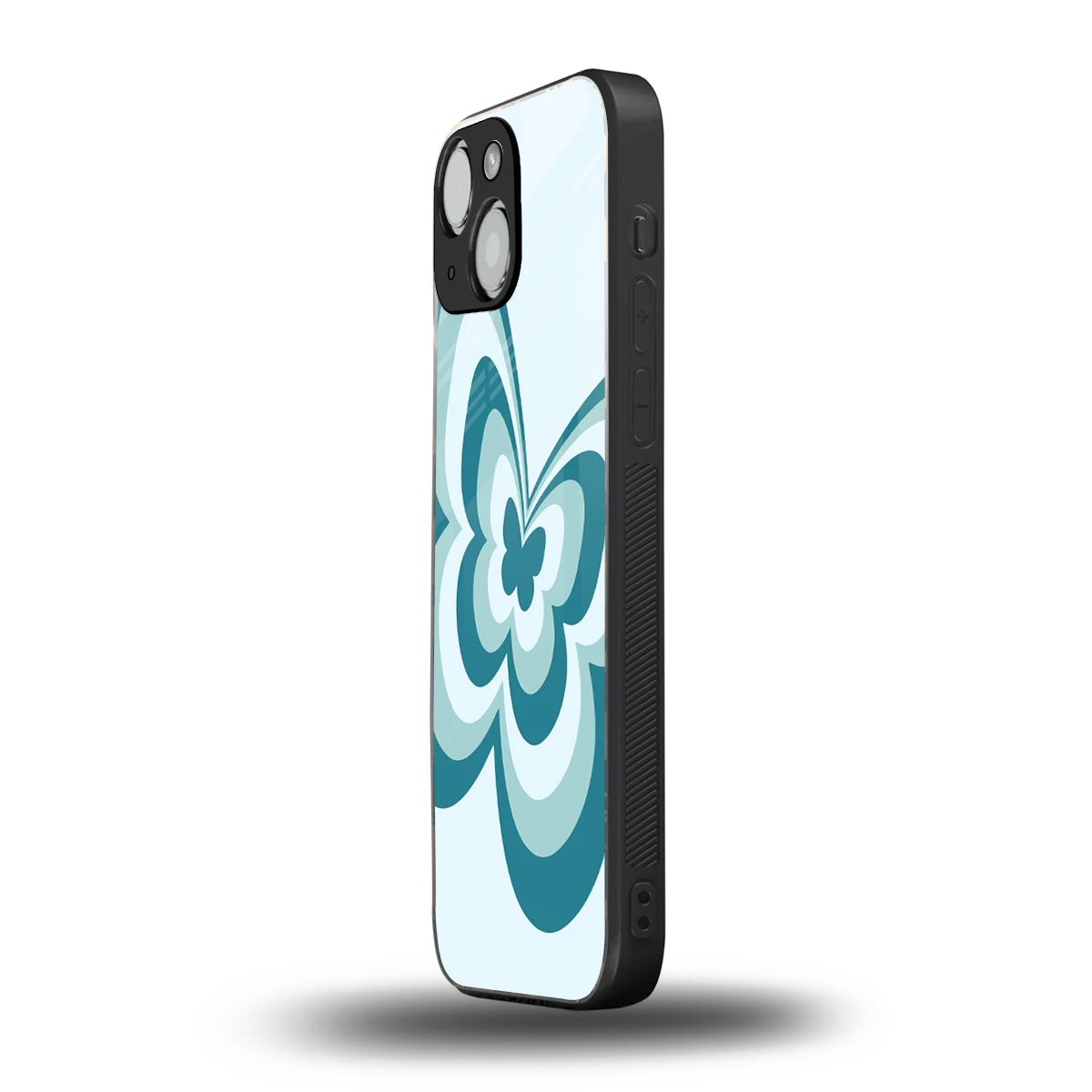 Y2K Green Butterfly iphone 13 mini mobile cover | shockproof glass phone case