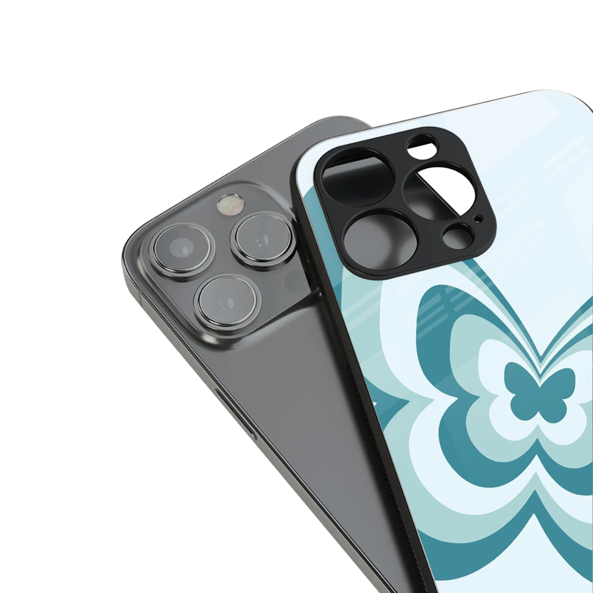 Y2K Green Butterfly Phone Case for Iphone 16 | Glass Case