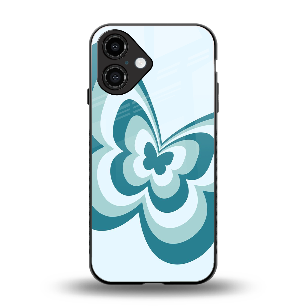 Y2K Green Butterfly Phone Case for Iphone 16 | Glass Case