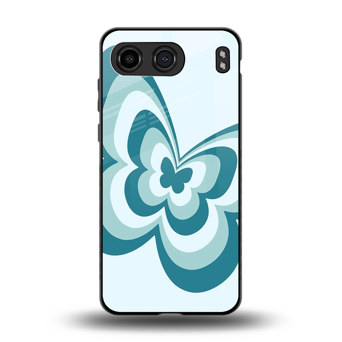 Y2K Green Butterfly back phone cover | glass case for oneplus nord 4
