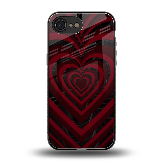 Y2K Hearts X Spider back phone cover | glass case for iphone 16e