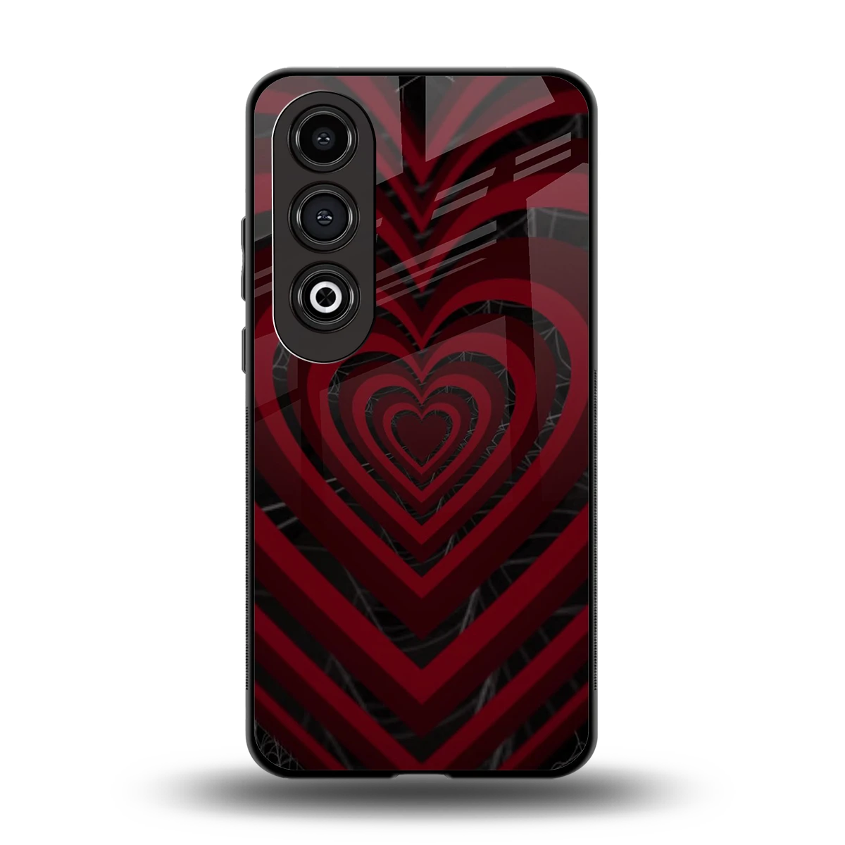 Y2K Hearts X Spider back phone cover | glass case for oneplus nord ce 4