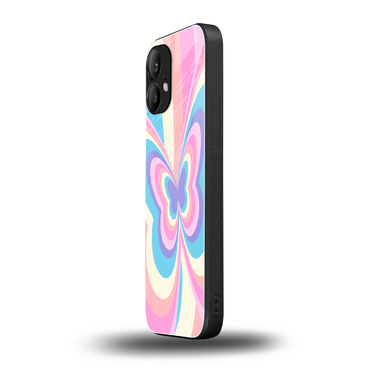 Y2K Vibrant Butterfly nothing phone 2 mobile cover | shockproof glass phone case