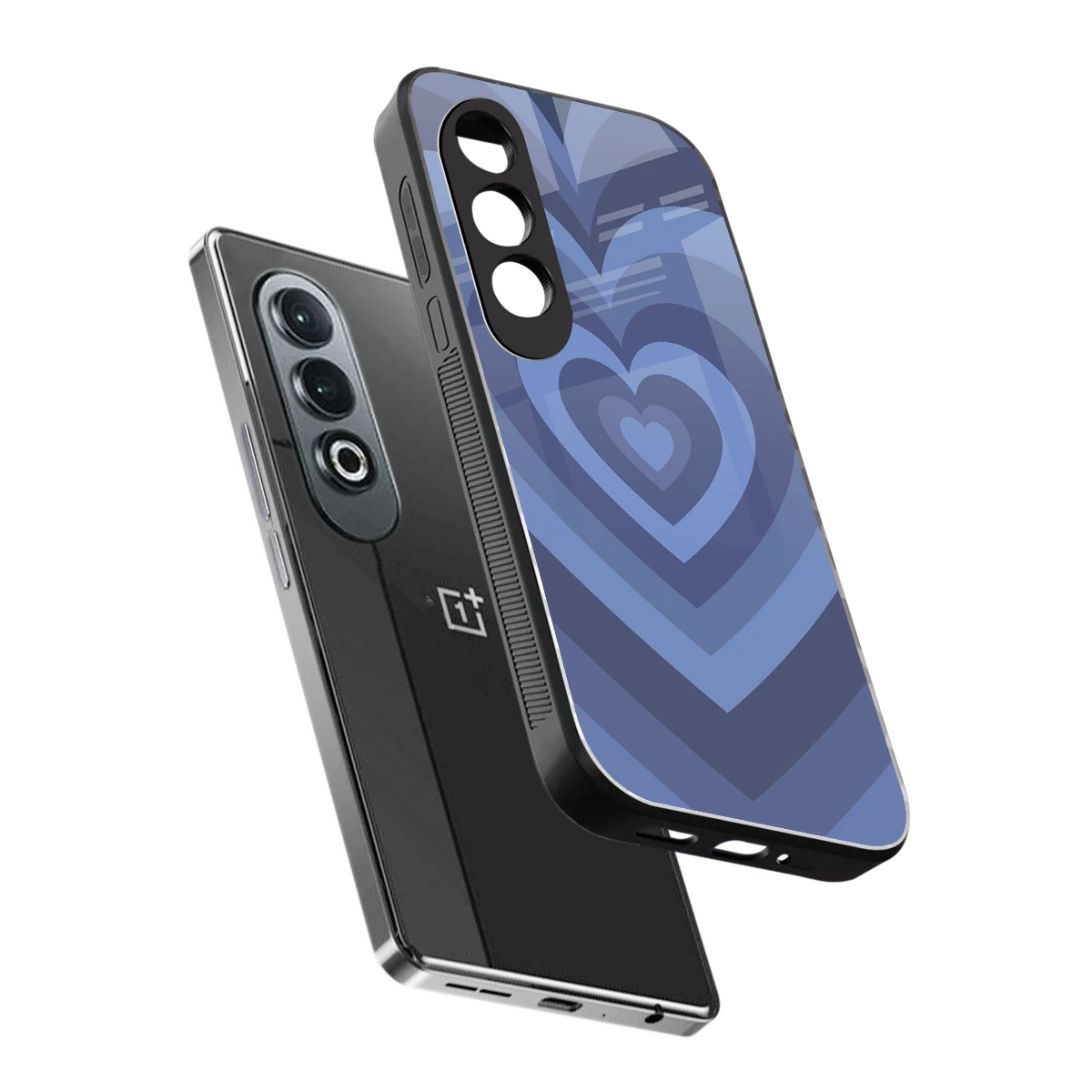 Y2K Yankees Blue Hearts sleek oneplus nord ce 4 cover with tempered glass back and TPU edges