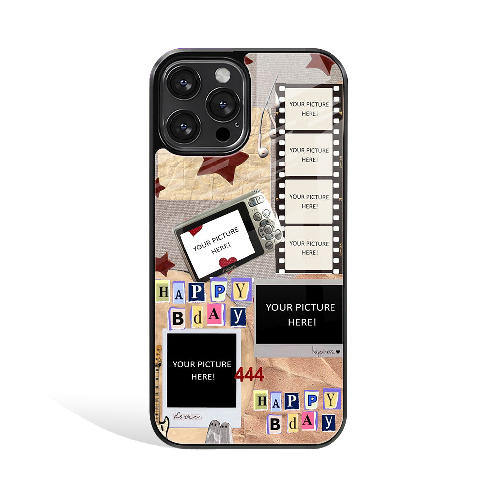 Bday Frames Personalised Phone Cover | Glass Case