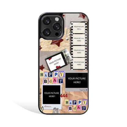 Bday Frames Personalised Phone Cover | Glass Case