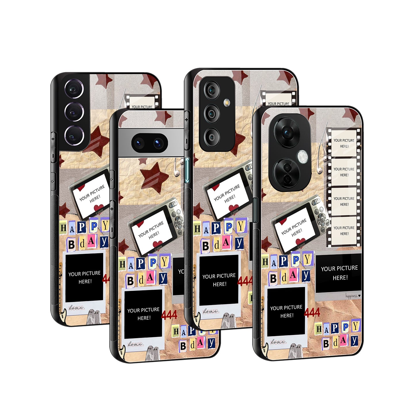 Bday Frames Personalised Phone Cover | Glass Case