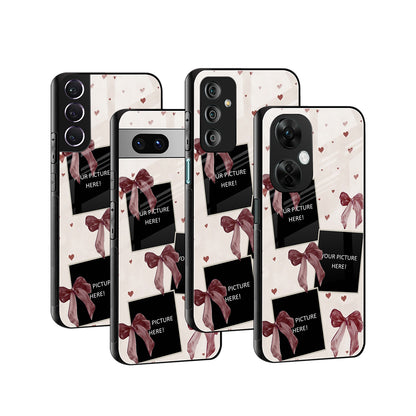 Bow Crush Personalised Phone Cover | Glass Case