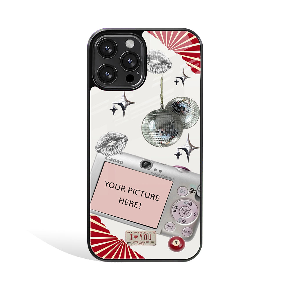 Disco Shot Personalised Phone Cover | Glass Case