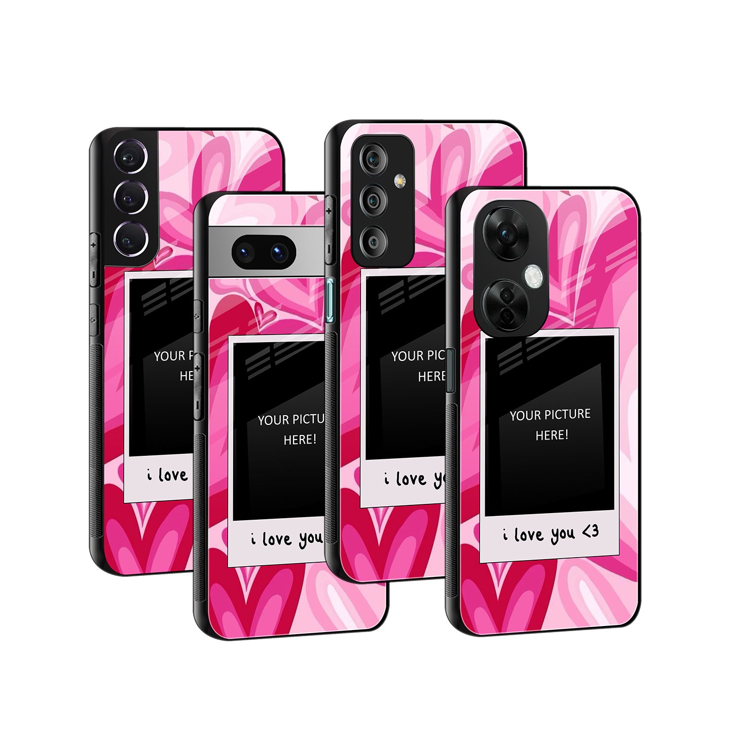 Forever Pink Polaroid Phone Cover | Glass Case