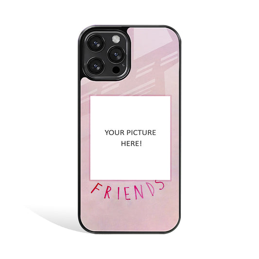 Friends Pink Customised Phone Cover | Glass Case