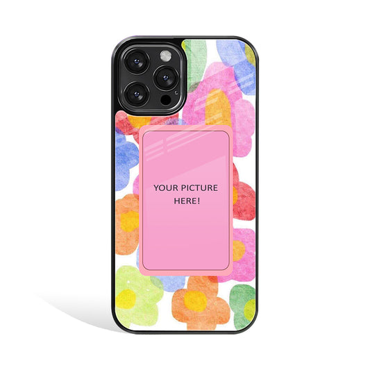 Happy Florals Personalised Phone Cover | Glass Case
