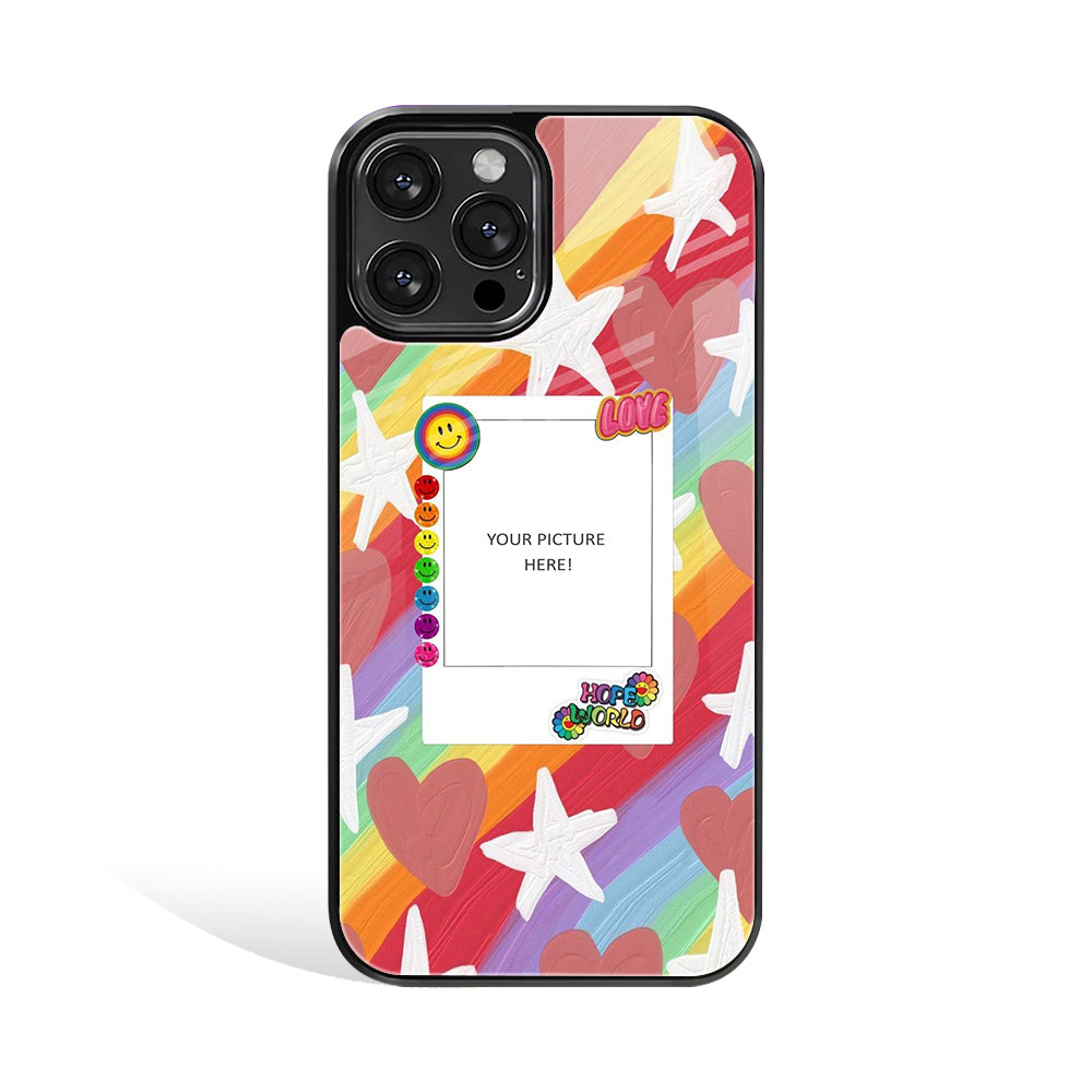Hope World Polaroid Phone Cover | Glass Case