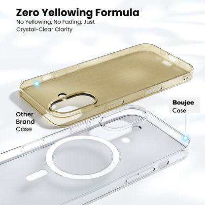 Anti Yellow Magsafe Clear Case for iPhone 17
