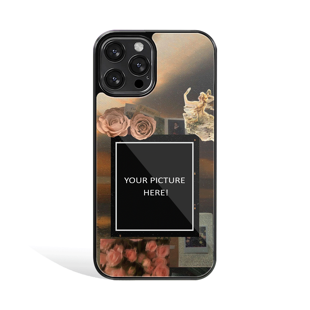 Soft Baroque Personalised Phone Cover | Glass Case