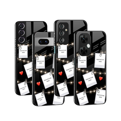 Light Strings Polaroid Phone Cover | Glass Case
