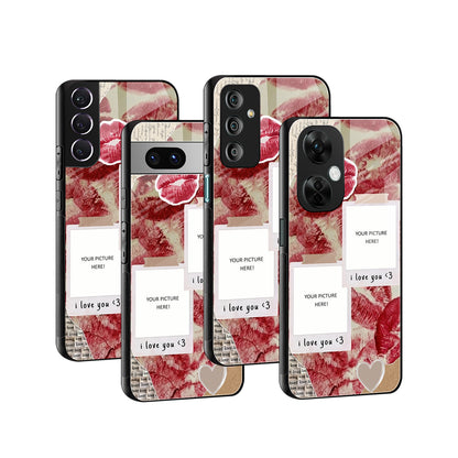 Lip Locked Polaroid Phone Cover | Glass Case