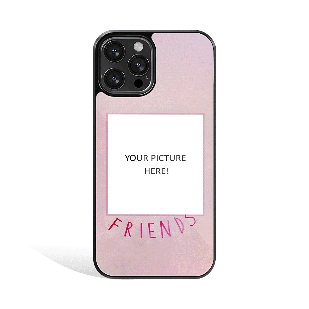 Friends Pink Customised Phone Cover | Glass Case