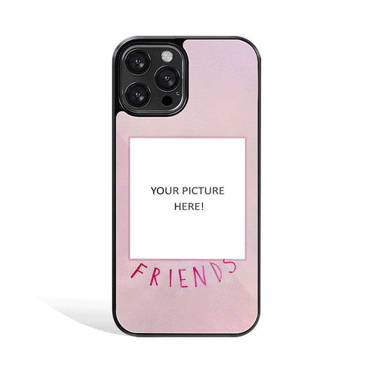 Friends Pink Customised Phone Cover | Glass Case