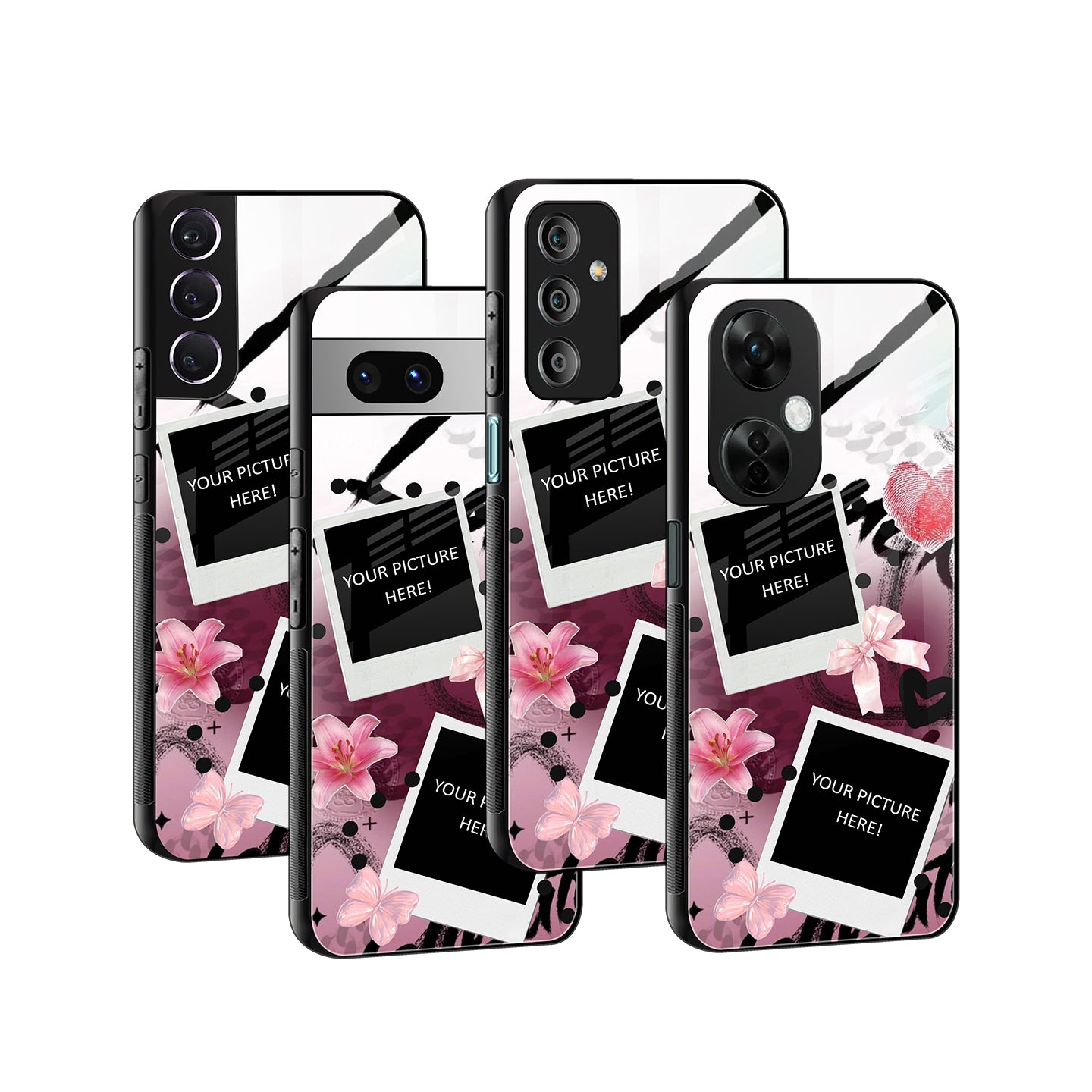 Love Doodle Polaroid Phone Cover | Glass Case