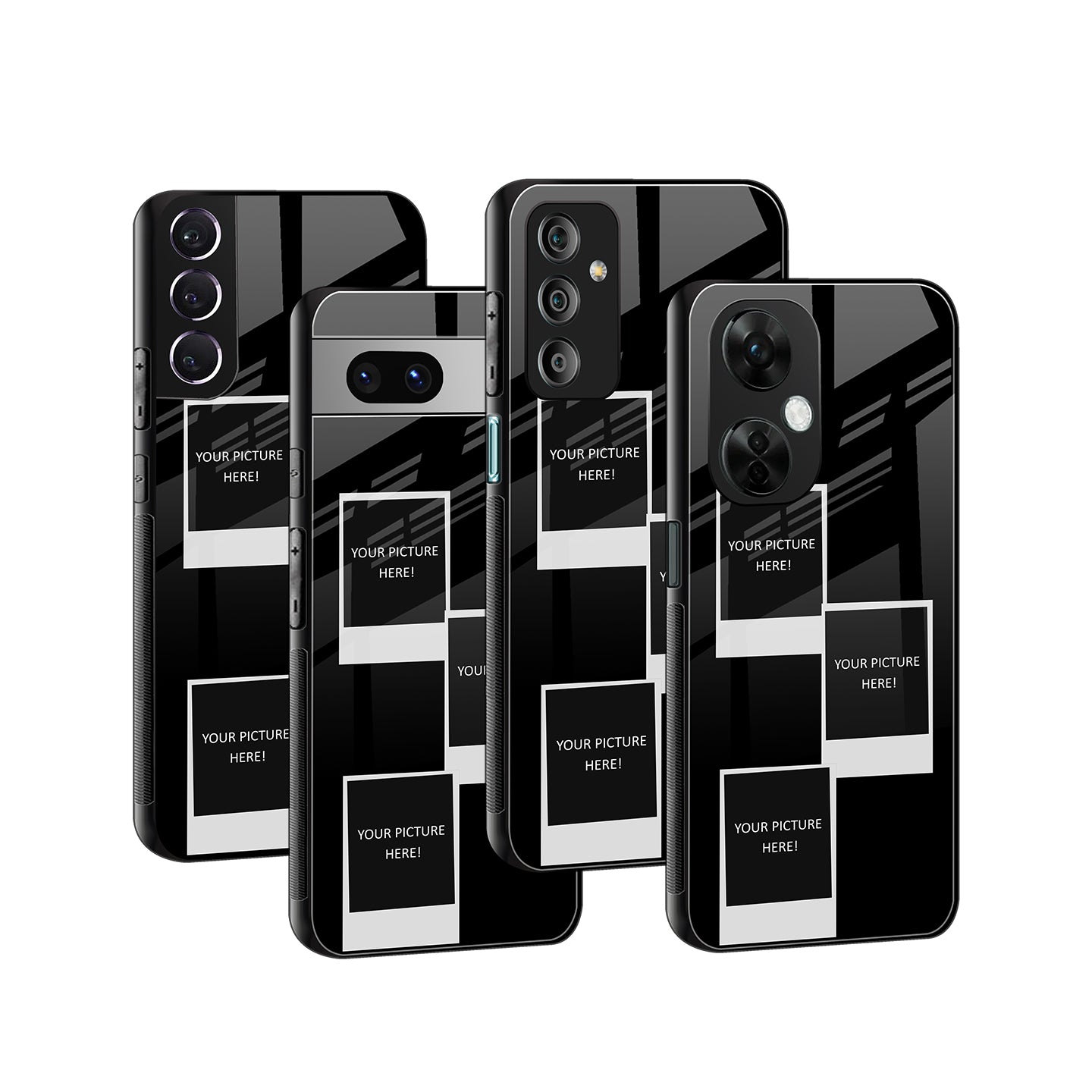 Memory Block Polaroid Phone Cover | Glass Case