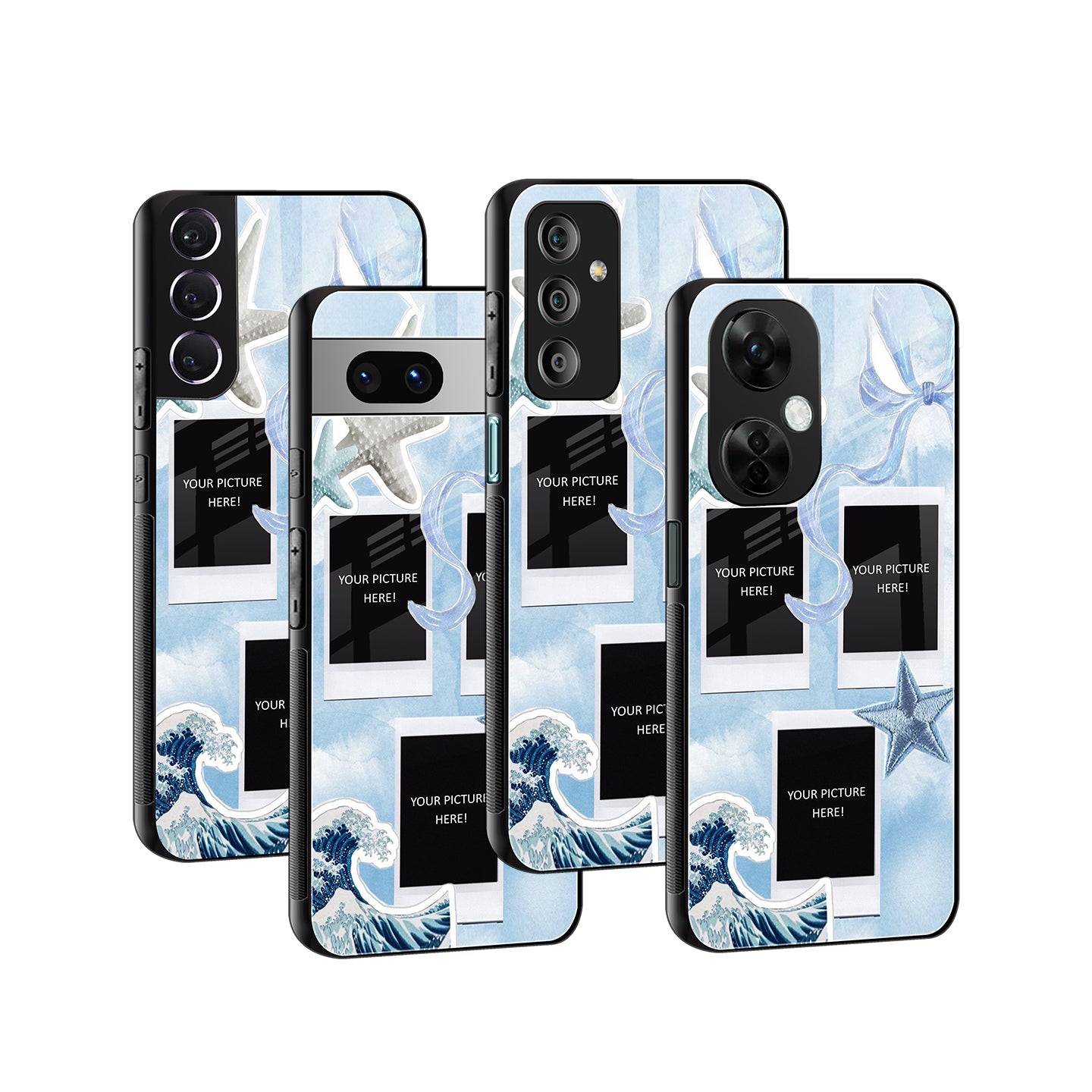 Ocean Frame Polaroid Phone Cover | Glass Case
