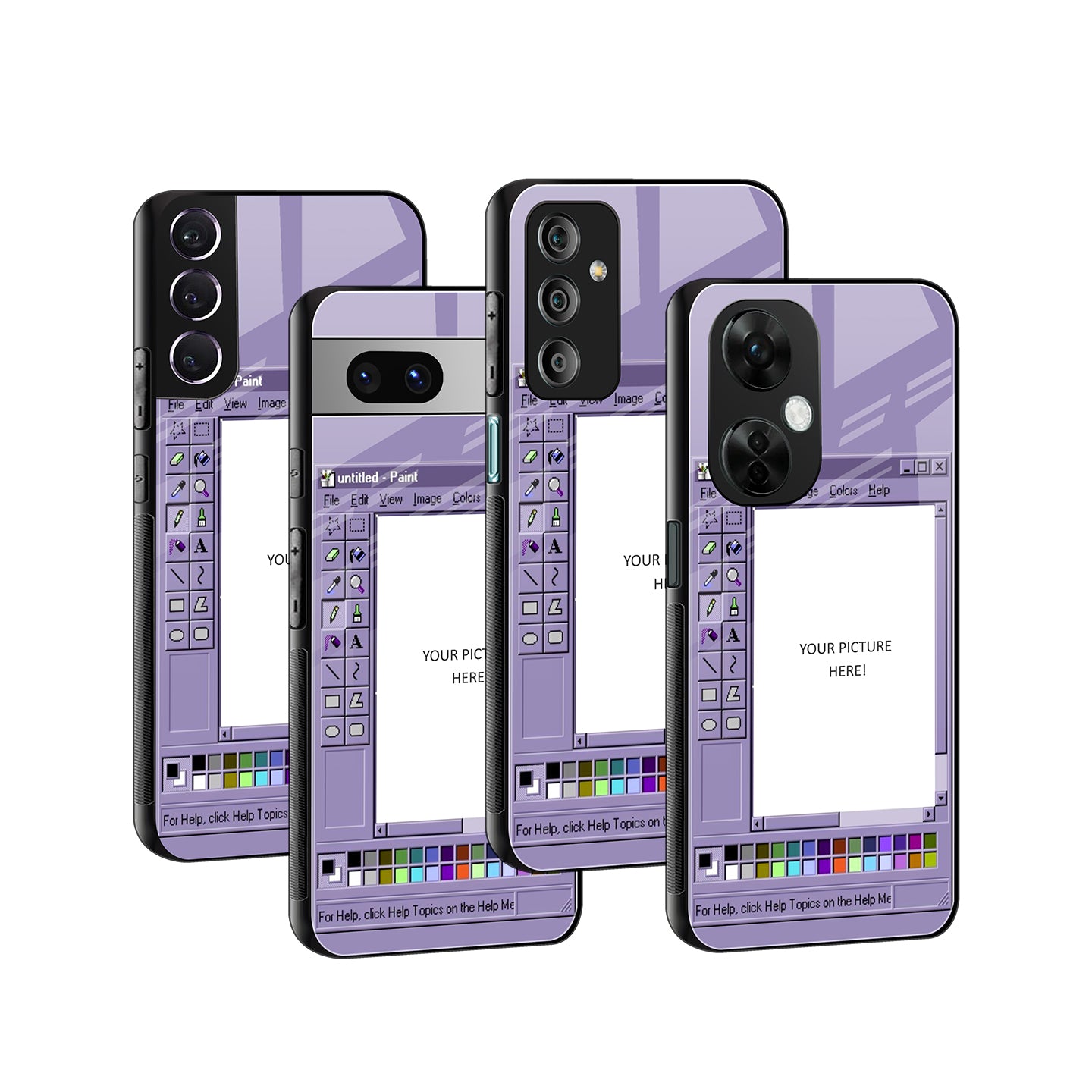 Paint Pop Personalised Phone Cover | Glass Case