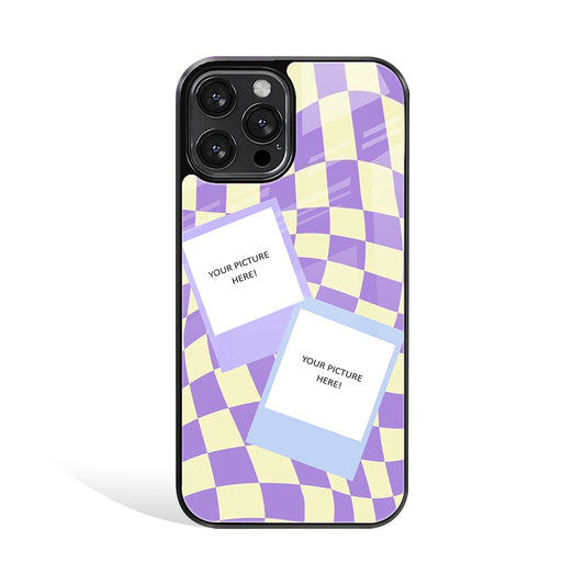Pastel Wave Polaroid Phone Cover | Glass Case