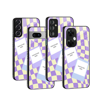 Pastel Wave Polaroid Phone Cover | Glass Case