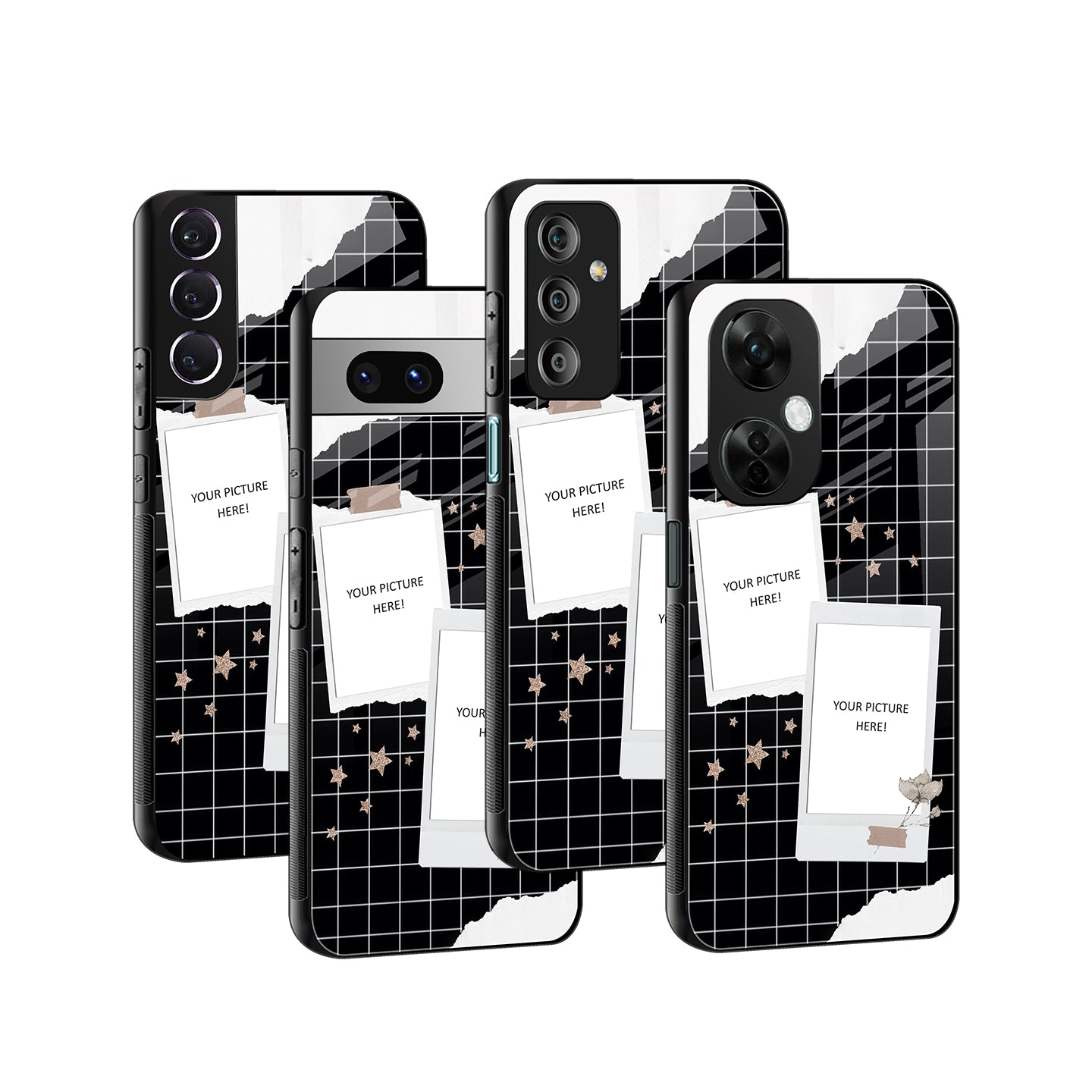 Quiet Cosmos Polaroid Phone Cover | Glass Case