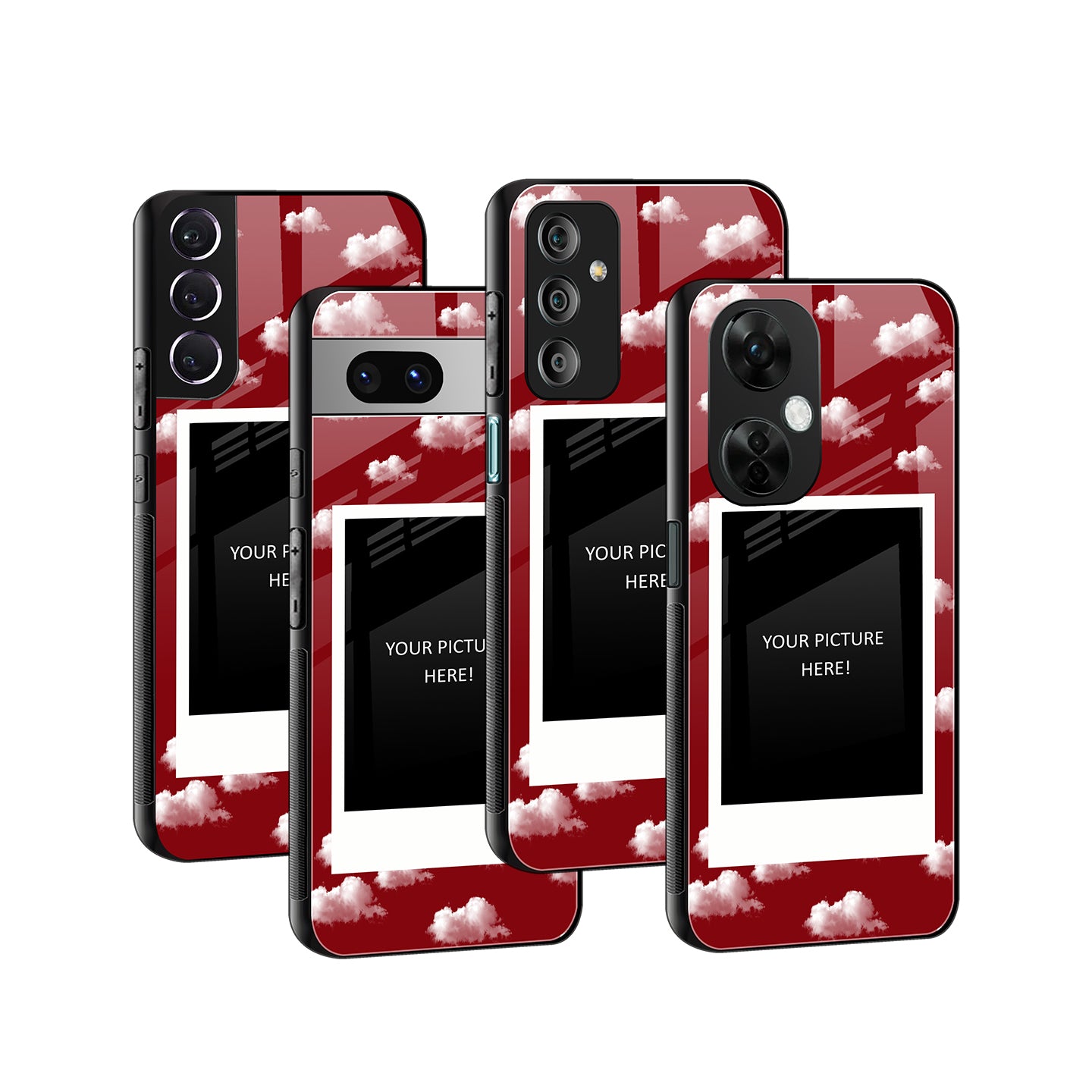 Red Dream Polaroid Phone Cover | Glass Case