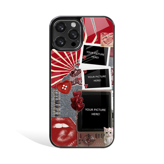 Red Memory Personalised Phone Cover | Glass Case