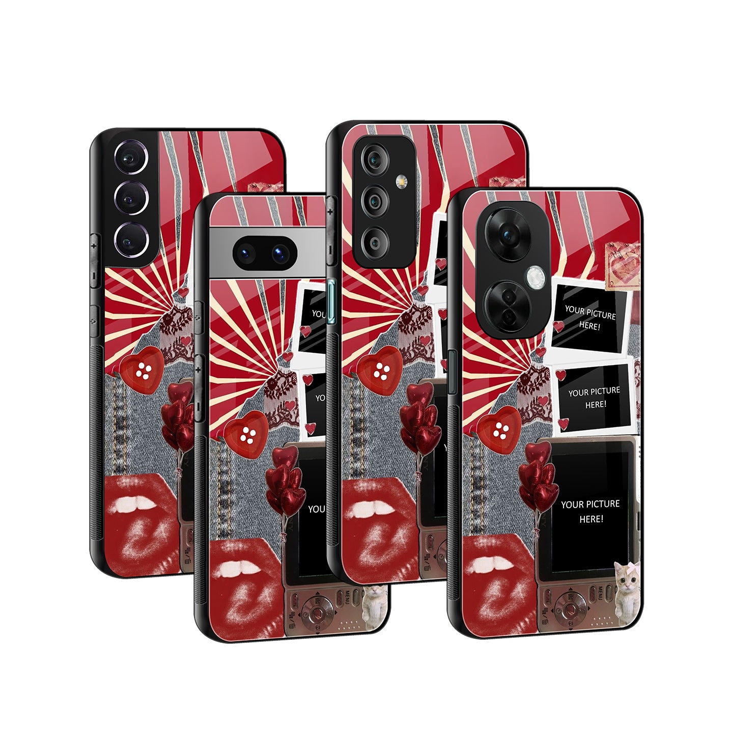 Red Memory Personalised Phone Cover | Glass Case