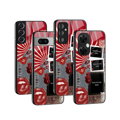 Red Memory Personalised Phone Cover | Glass Case