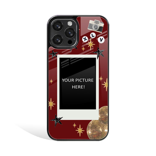 Red Spark Polaroid Phone Cover | Glass Case