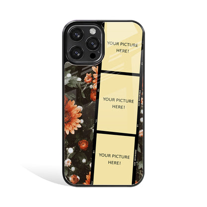 Retro Flora Personalised Phone Cover | Glass Case
