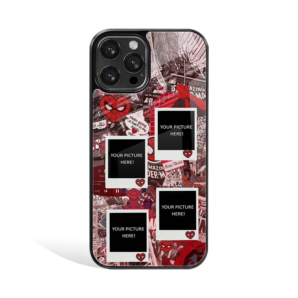 Spidey Frame Polaroid Phone Cover | Glass Case