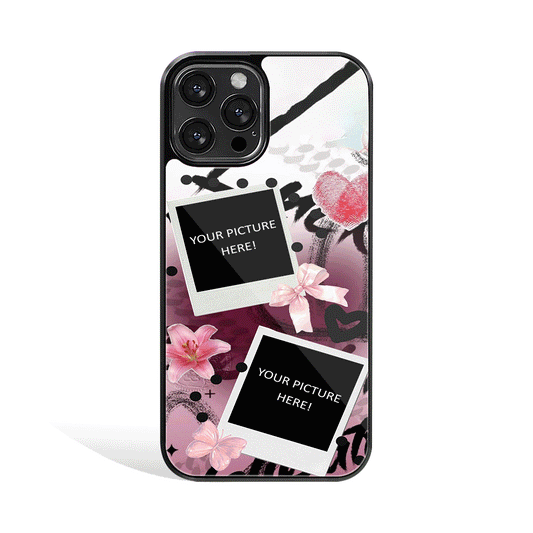 Love Doodle Polaroid Phone Cover | Glass Case