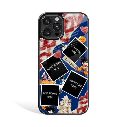 Anime Love Personalised Phone Cover | Glass Case