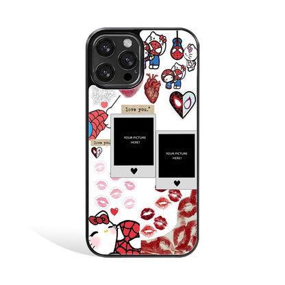 Spider Love Polaroid Phone Cover | Glass Case
