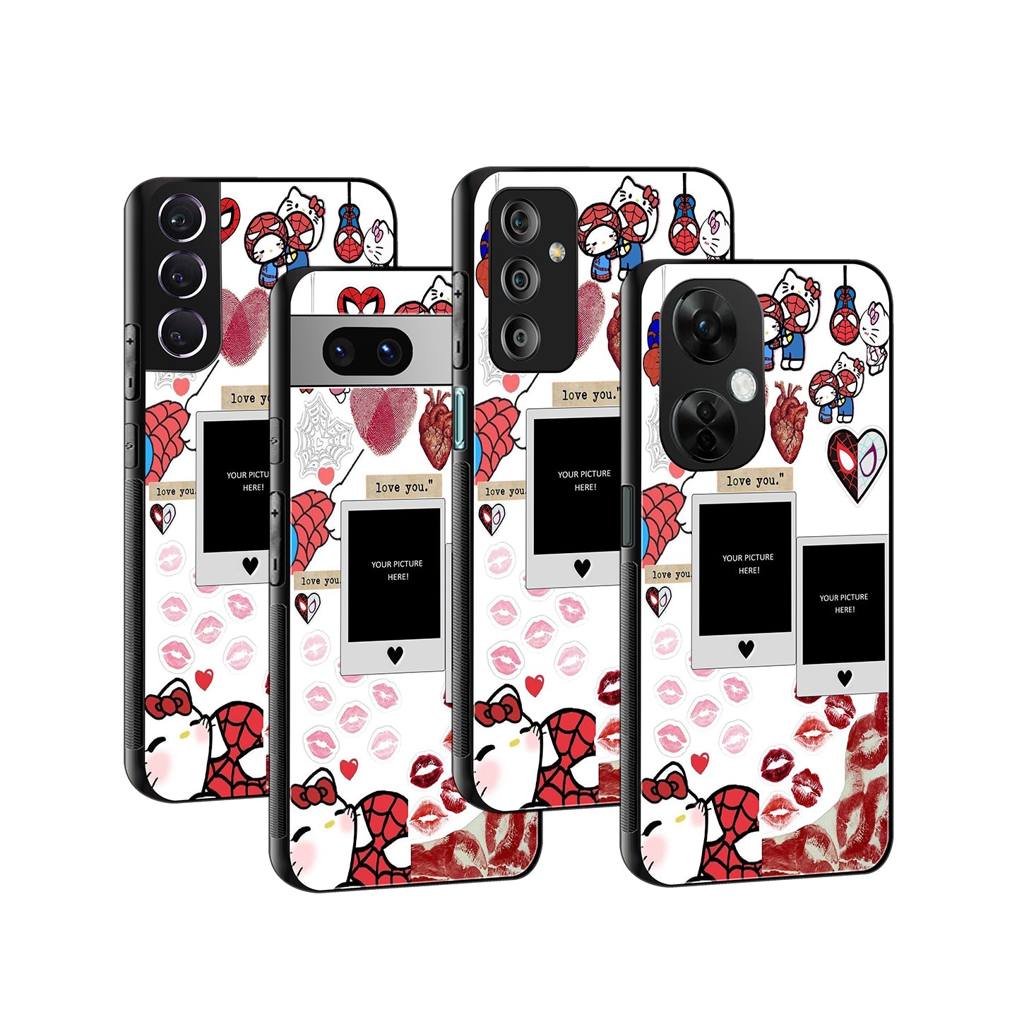 Spider Love Polaroid Phone Cover | Glass Case