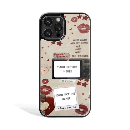 Kissmarked Personalised Phone Cover | Glass Case