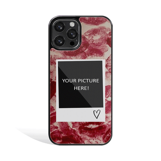 Kiss Frame Polaroid Phone Cover | Glass Case
