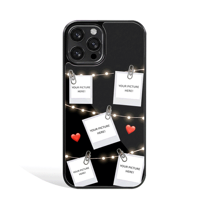 Light Strings Polaroid Phone Cover | Glass Case