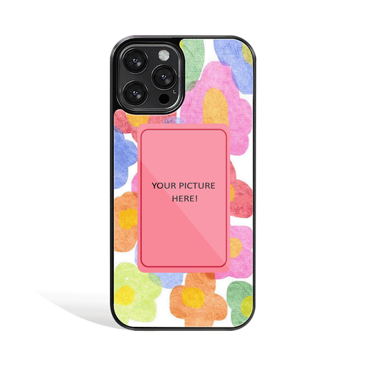 Happy Florals Personalised Phone Cover | Glass Case